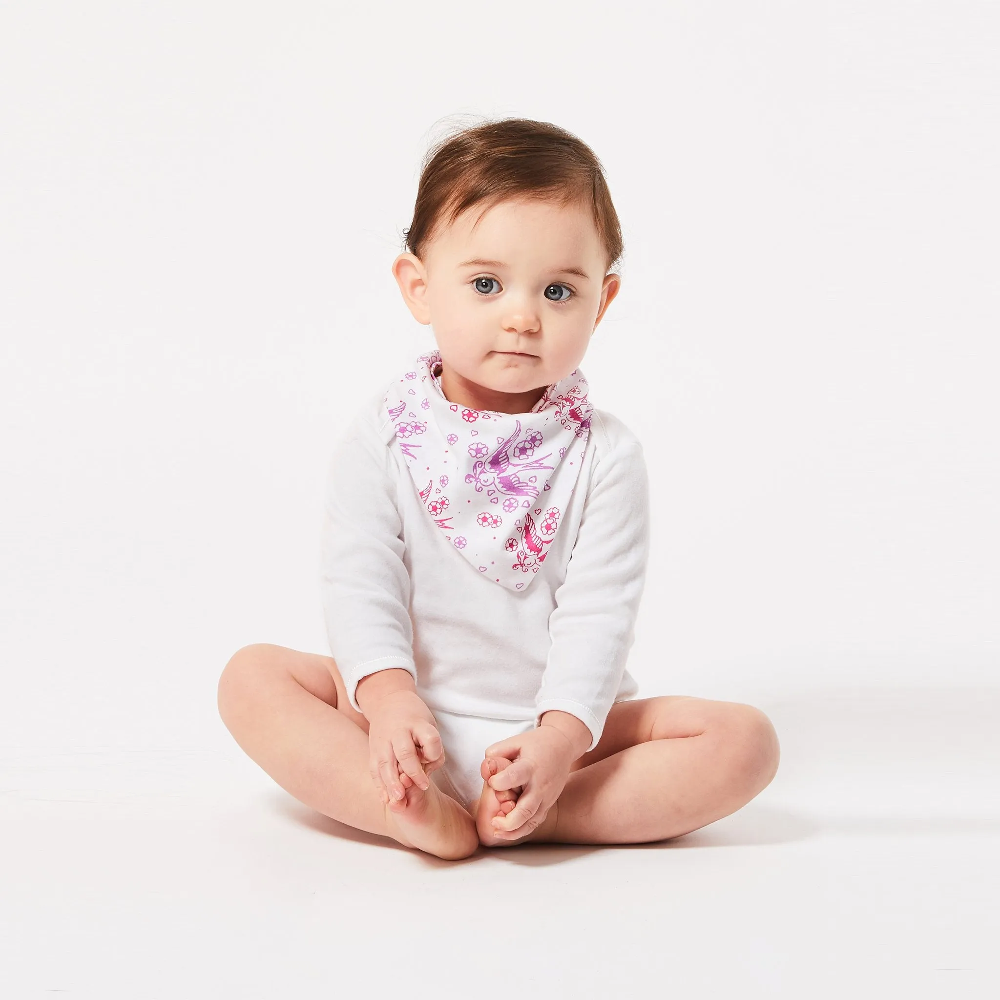 Organic Baby Bib - Swallow