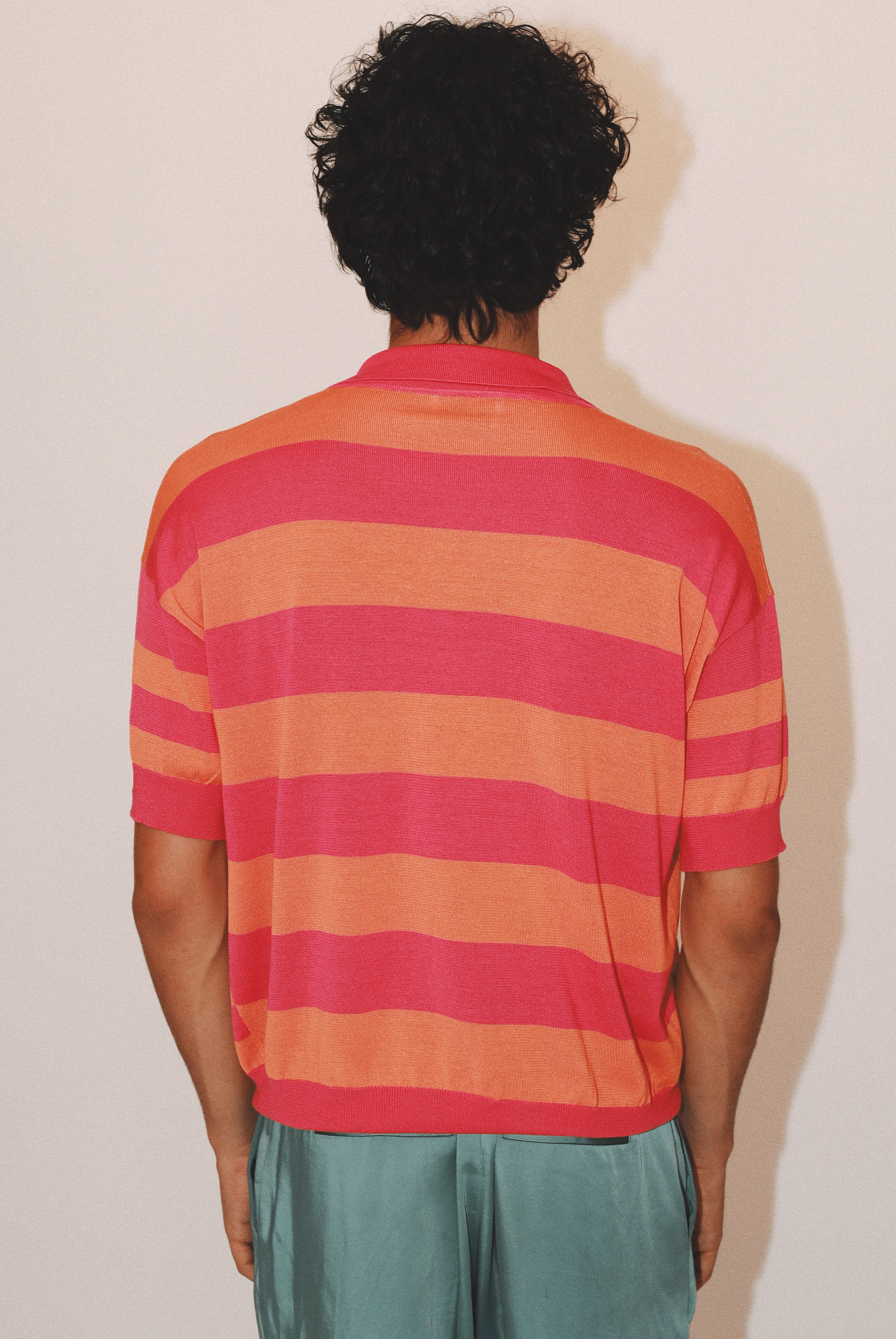 Orlando Striped Polo in Organic Cotton