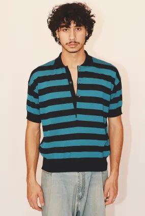 Orlando Striped Polo in Organic Cotton