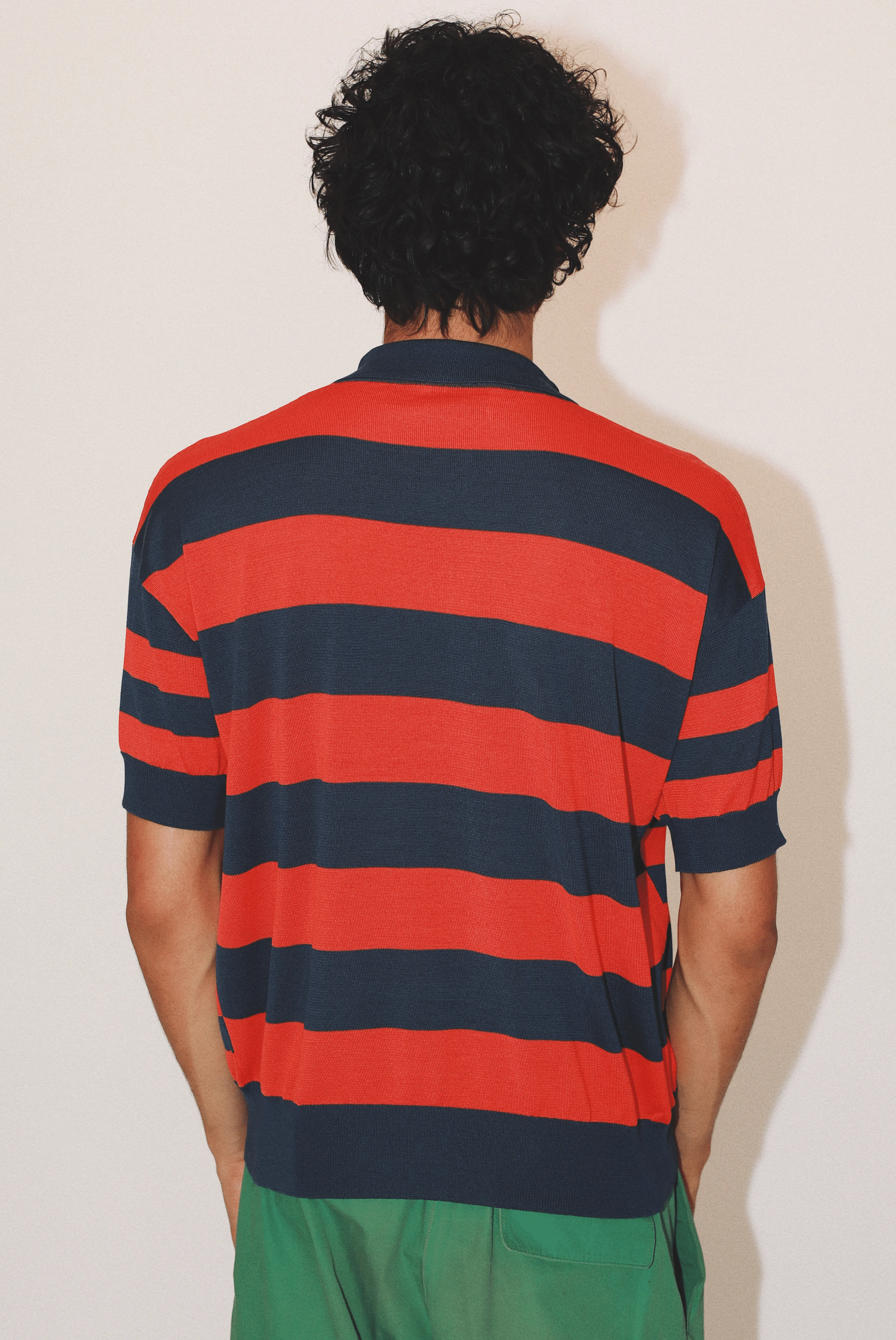 Orlando Striped Polo in Organic Cotton