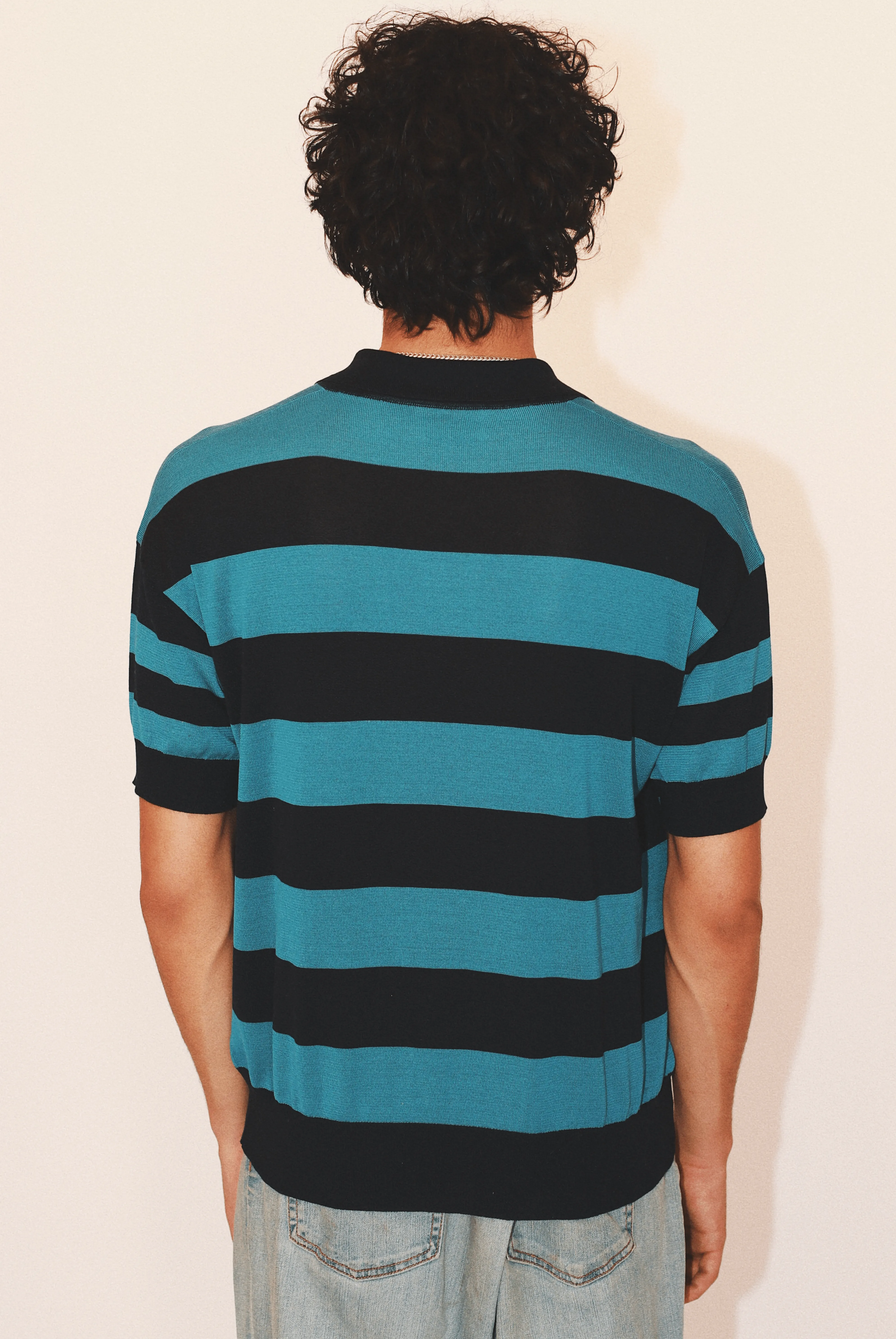 Orlando Striped Polo in Organic Cotton