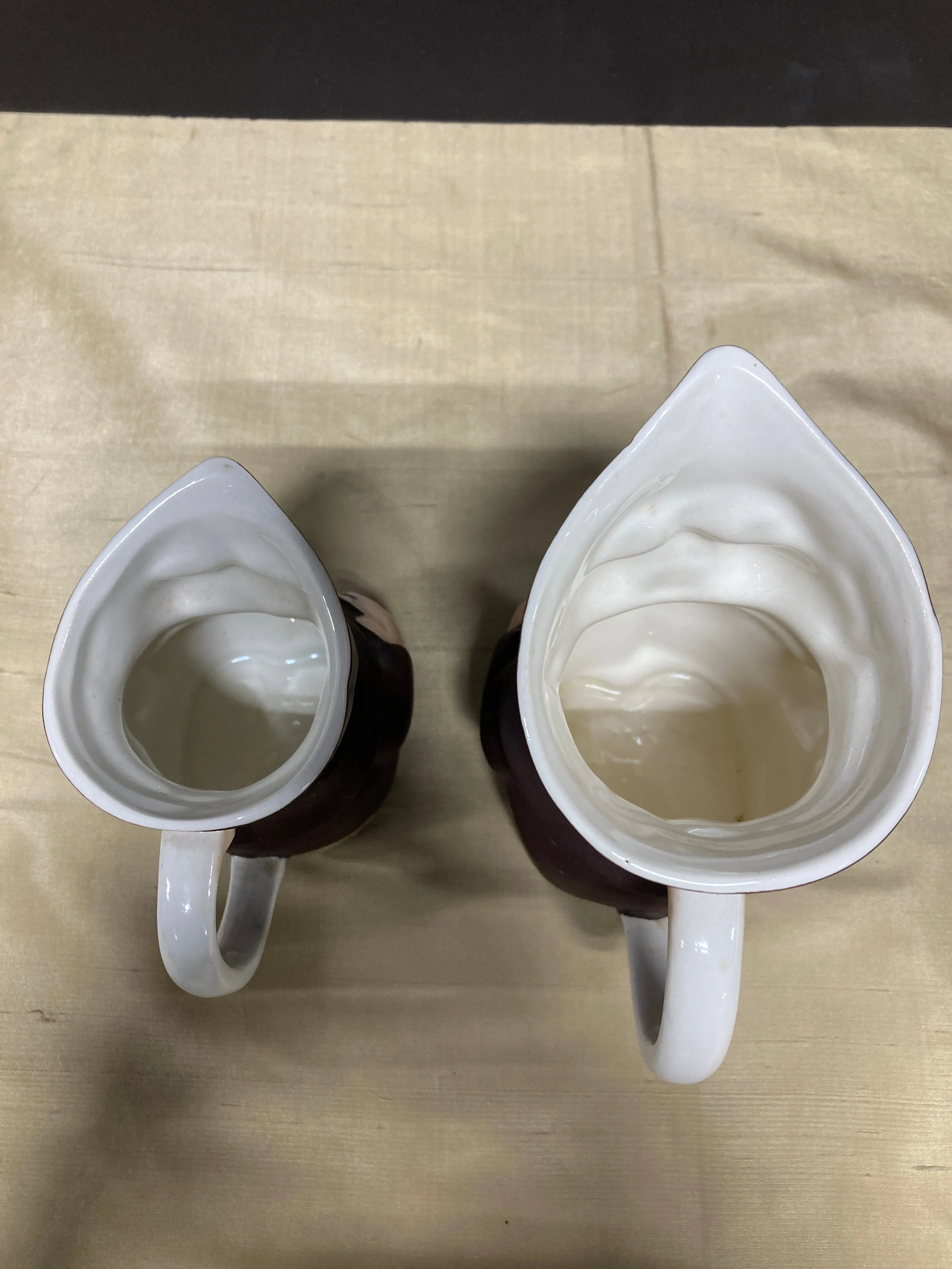 Pair of Goebel West Germany Friar Tuck Monk Creamer & Milk Jug