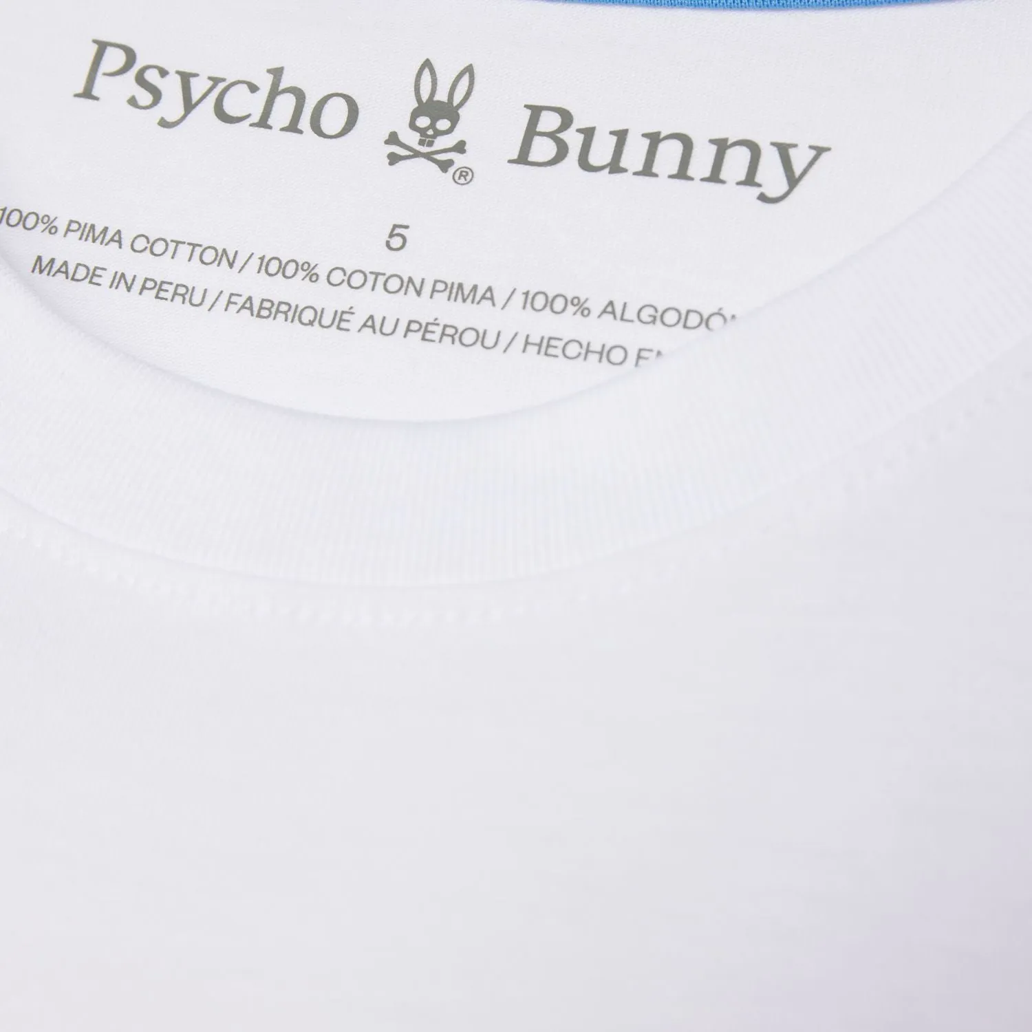 Psycho Bunny Lenox Graphic Tee - White