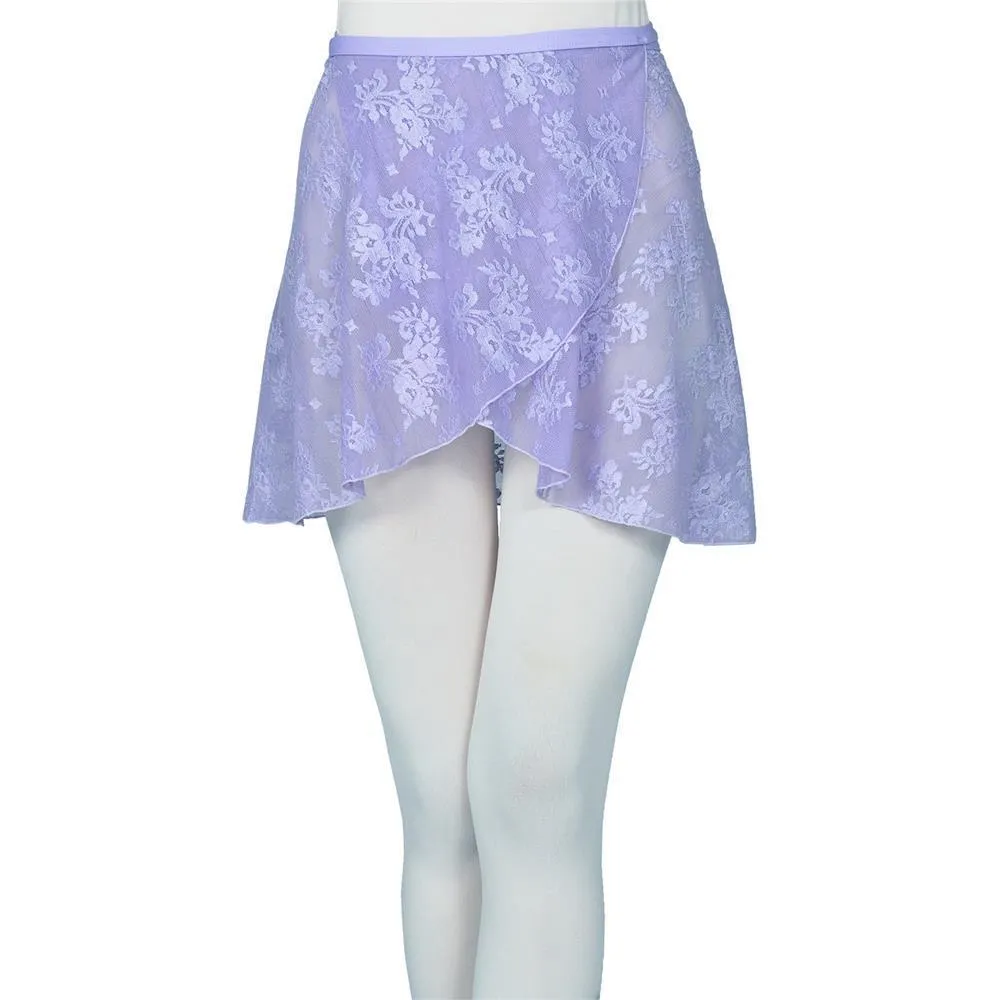 PW Dancewear Children's Lace Wrap Skirt - LAVENDER