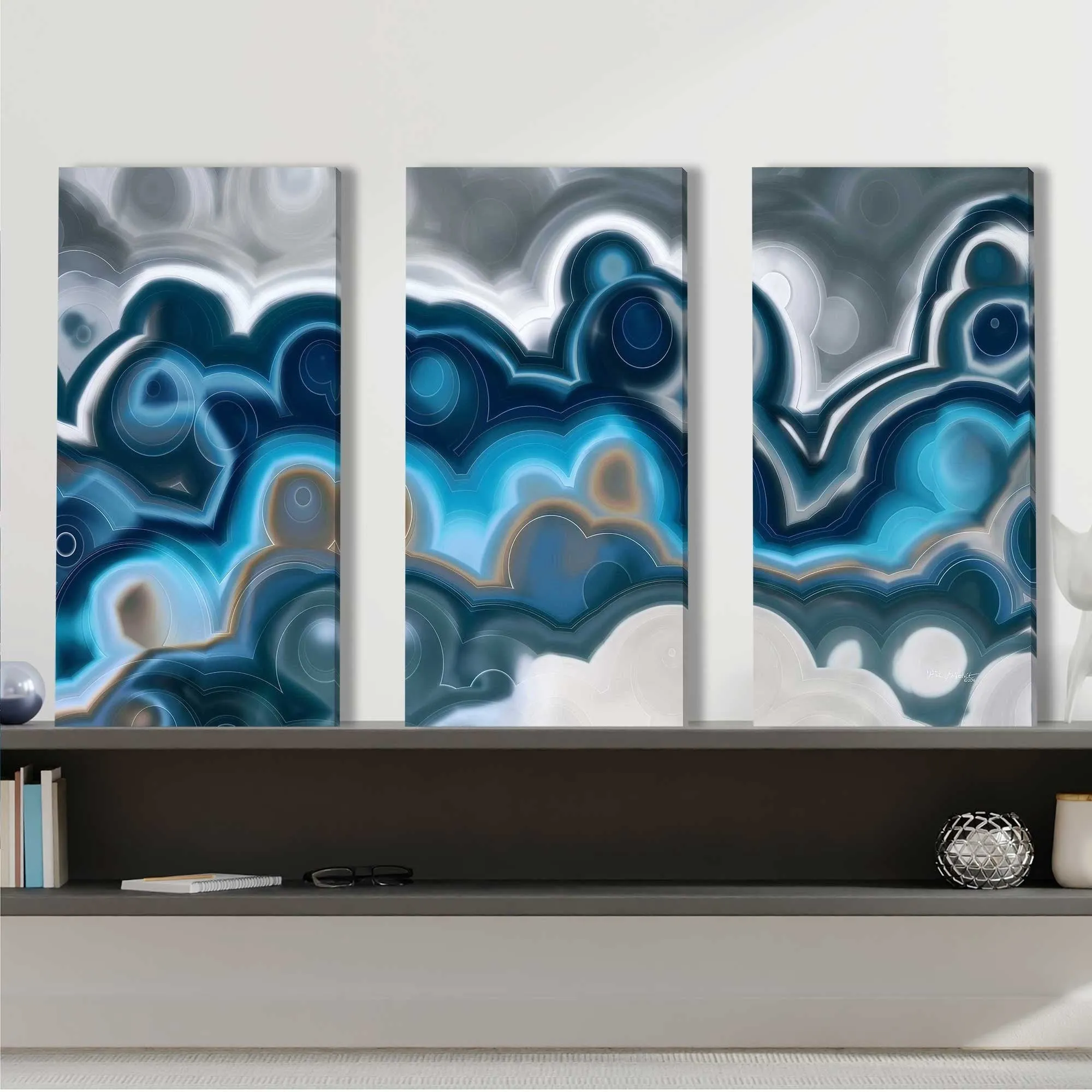 "1 Thessalonians 5 14" by Mark Lawrence 3 Piece Set on Canvas