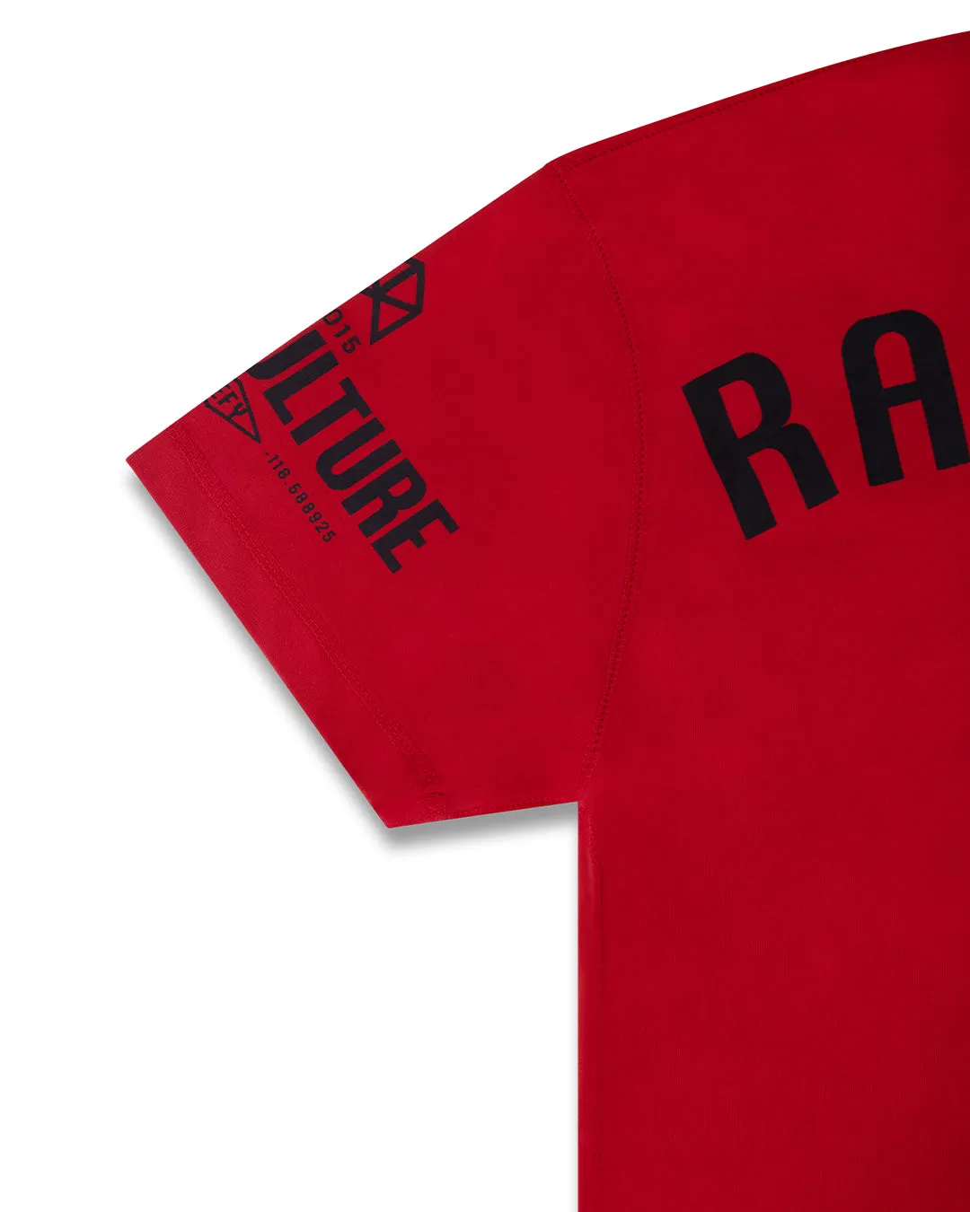 Rawgear Oversized Heavyweight Tee - Red/Black