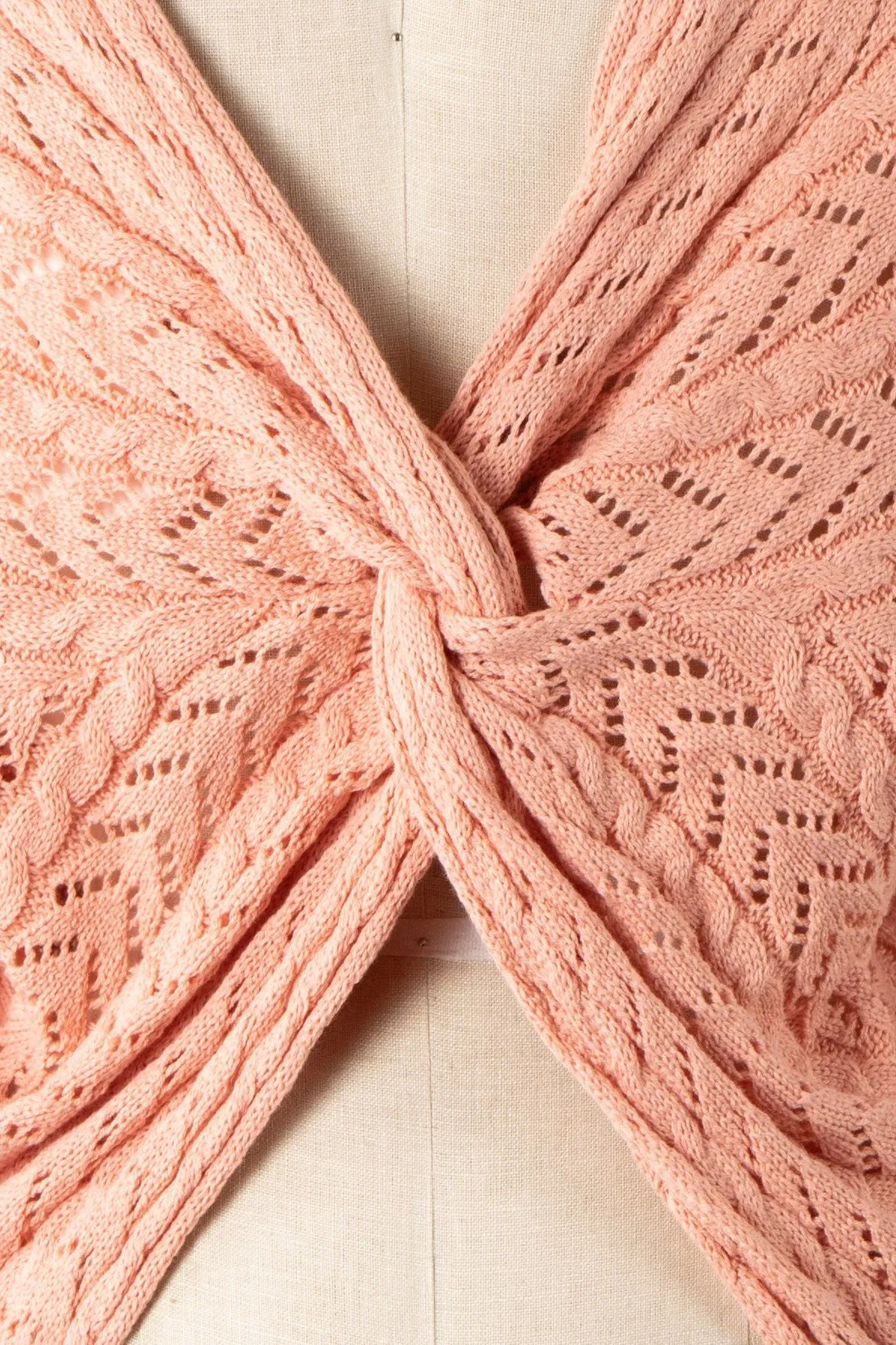 REVERSIBLE TWIST DETAIL CROCHET PATTERN KNIT TOP 1 PACK