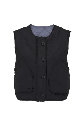 Ruby Vest - Black / Folkstone grey