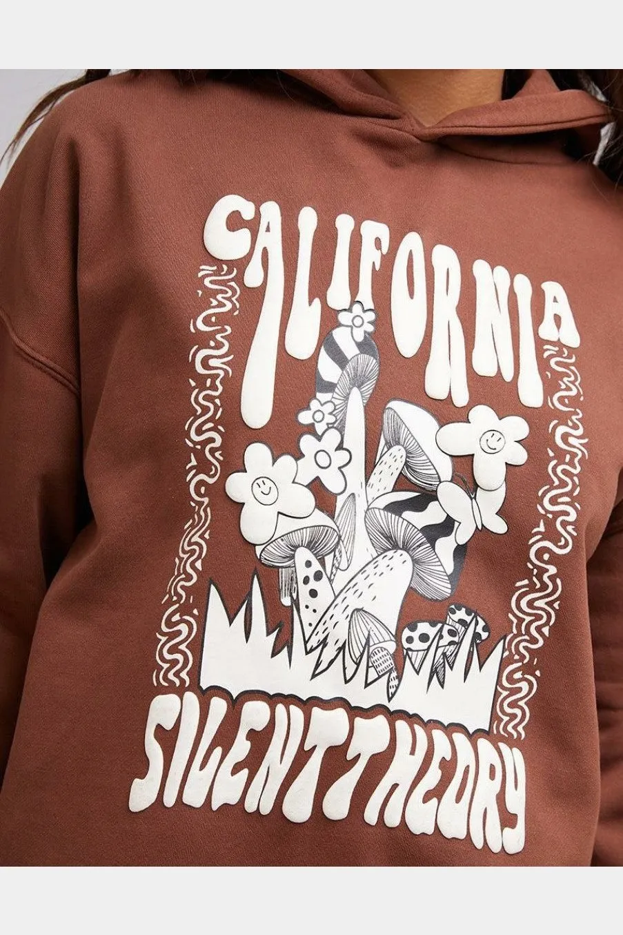 Silent theory cali magic hoody- brown