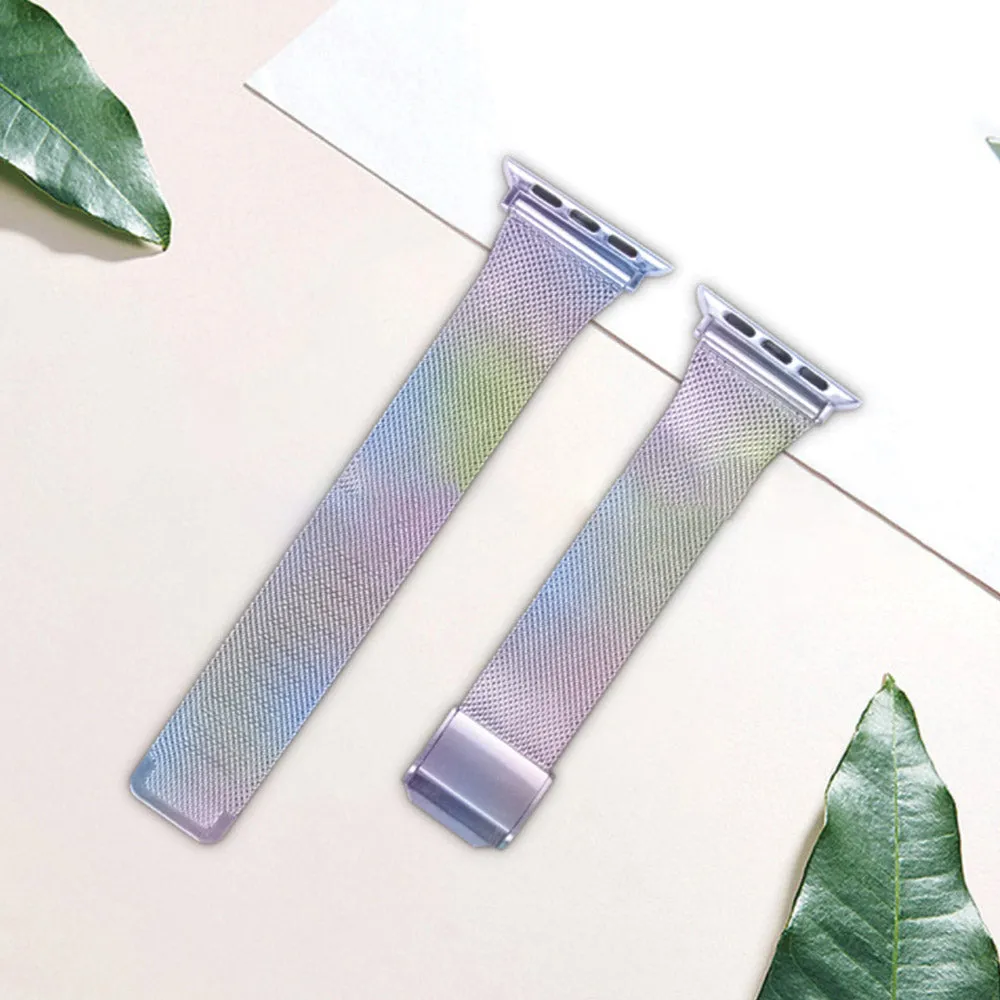 Tough On Apple Watch Band Series 1 / 2 / 3 42mm Aluminum Tough Strap Band Iridescent