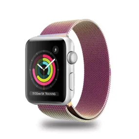 Tough On Apple Watch Band Series 1 / 2 / 3 42mm Aluminum Tough Strap Band Iridescent