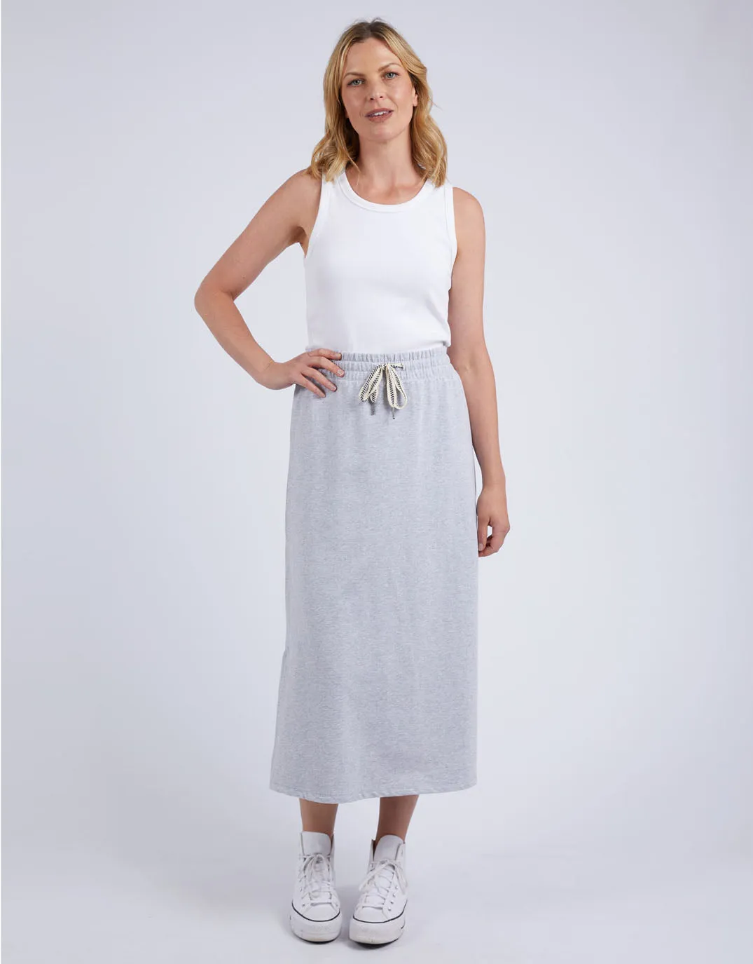 Travel Skirt - Grey Marle