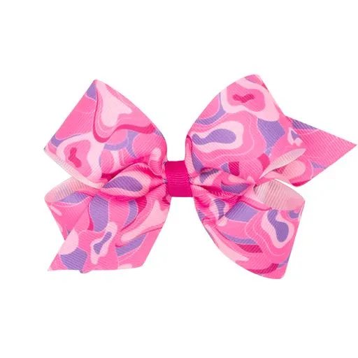 Trendy Print grosgrain bows