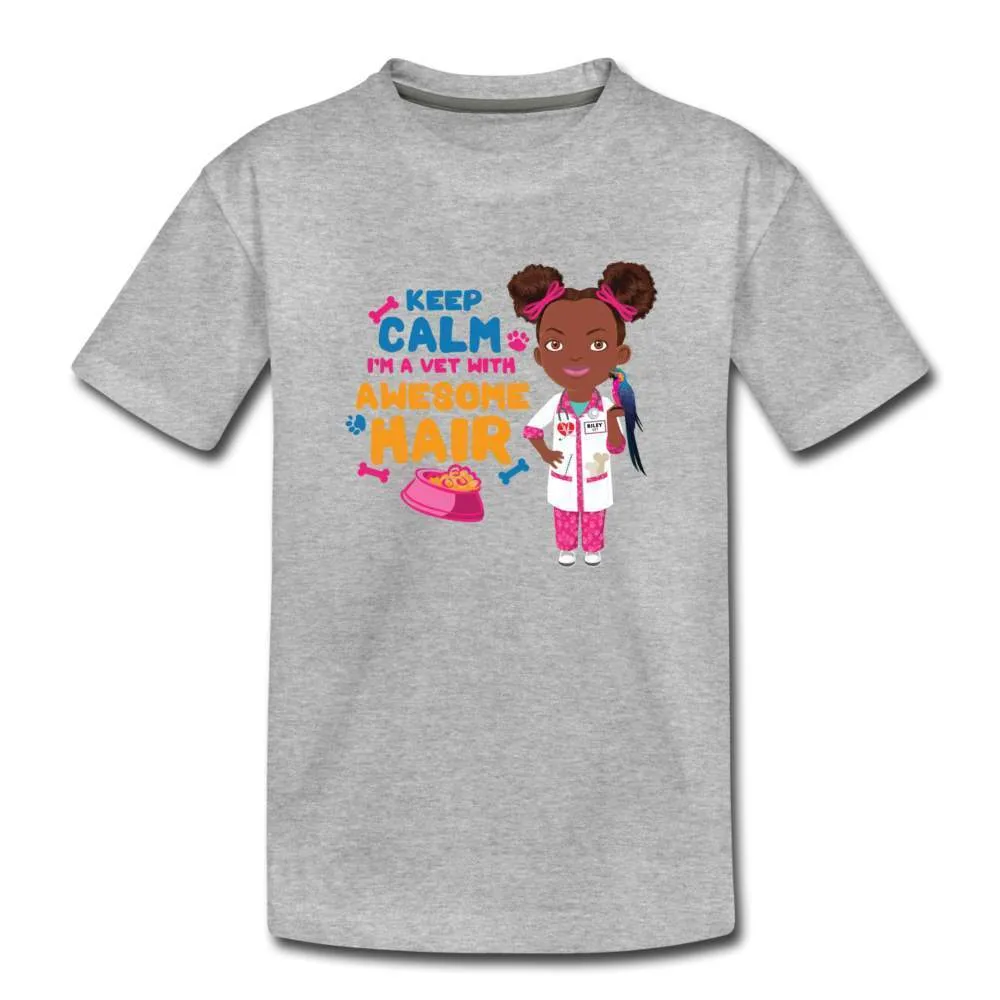 Veterinarian Keep Calm Youth Premium T-Shirt