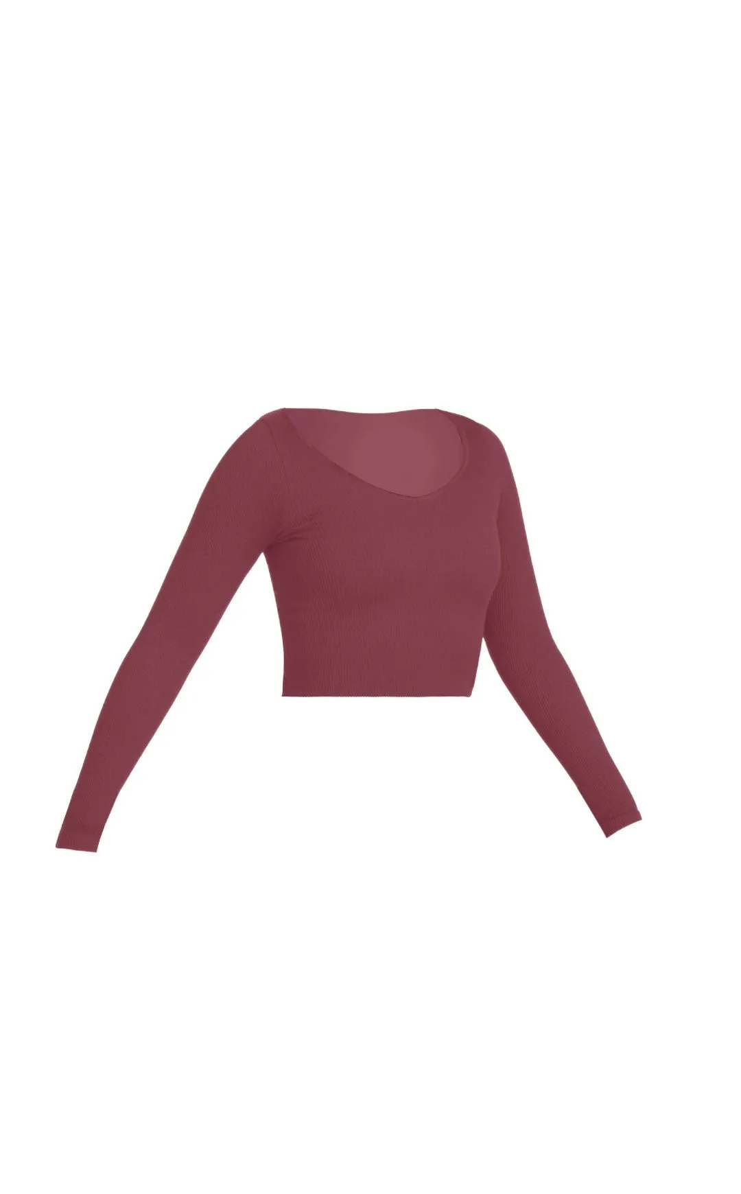 Vitality Synergy V Long Sleeve - Mauve