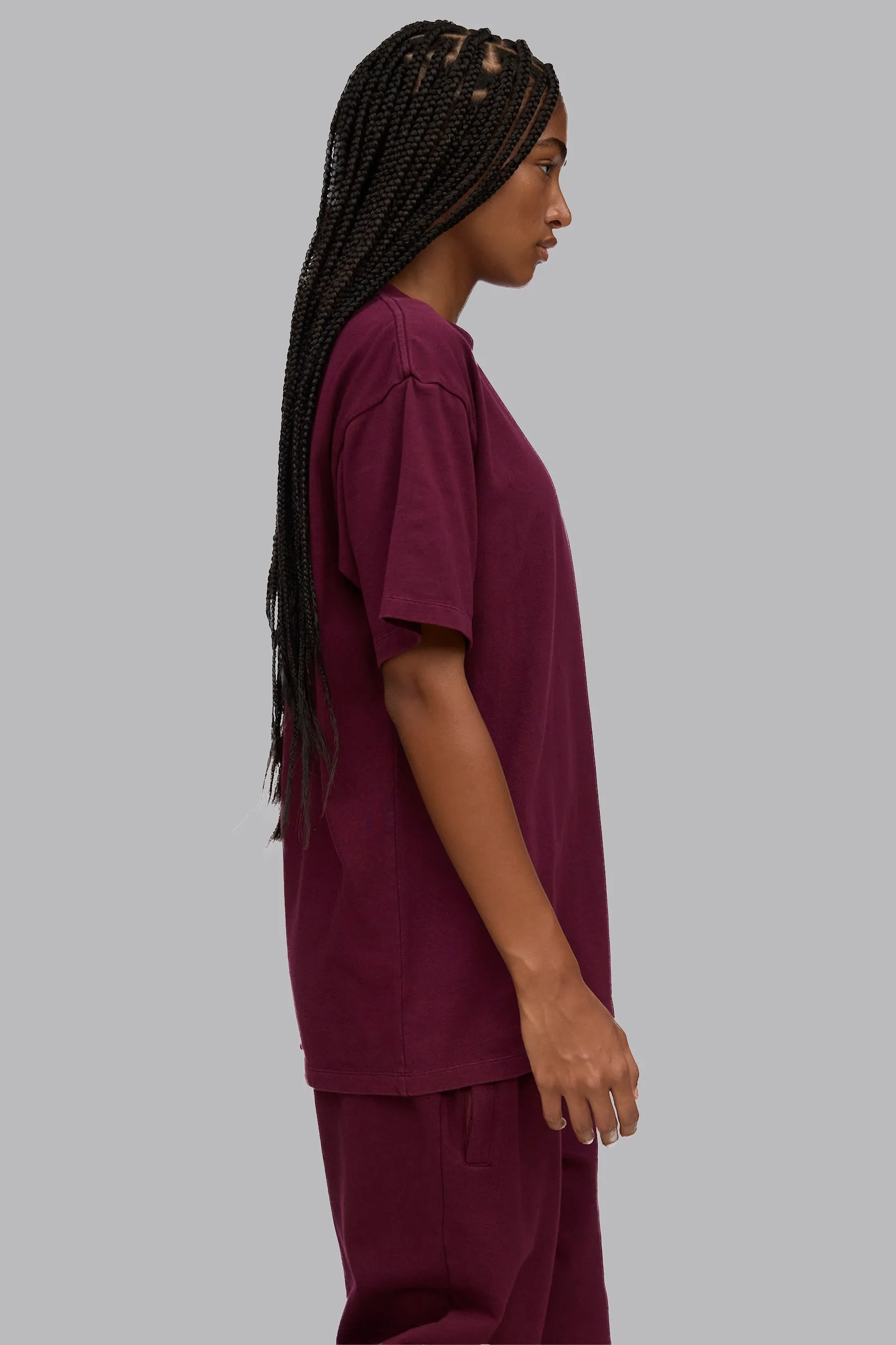 V_LYFE220 T-SHIRT - Burgundy