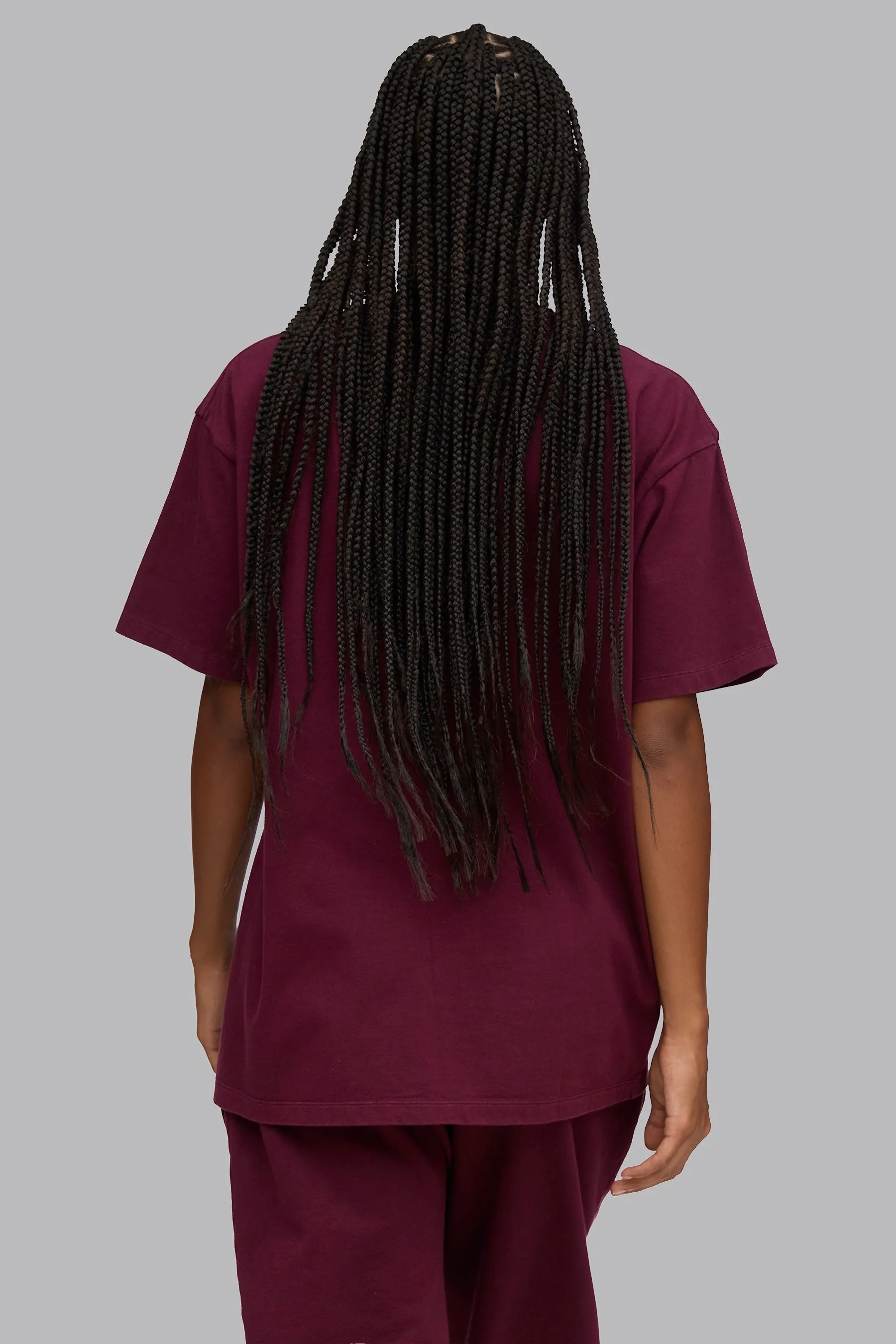 V_LYFE220 T-SHIRT - Burgundy