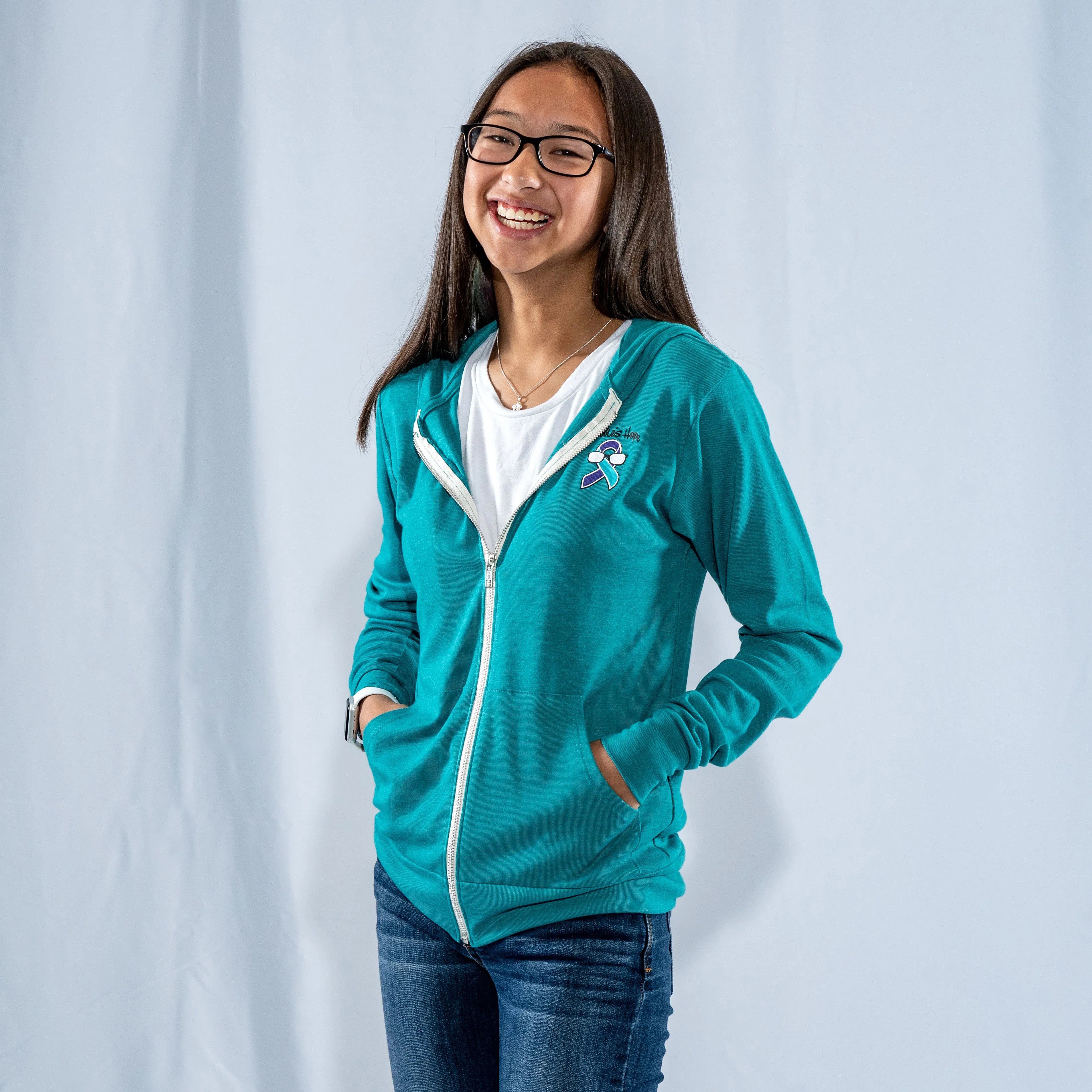 Women's Lightweight Hooded Full-Zip Tee