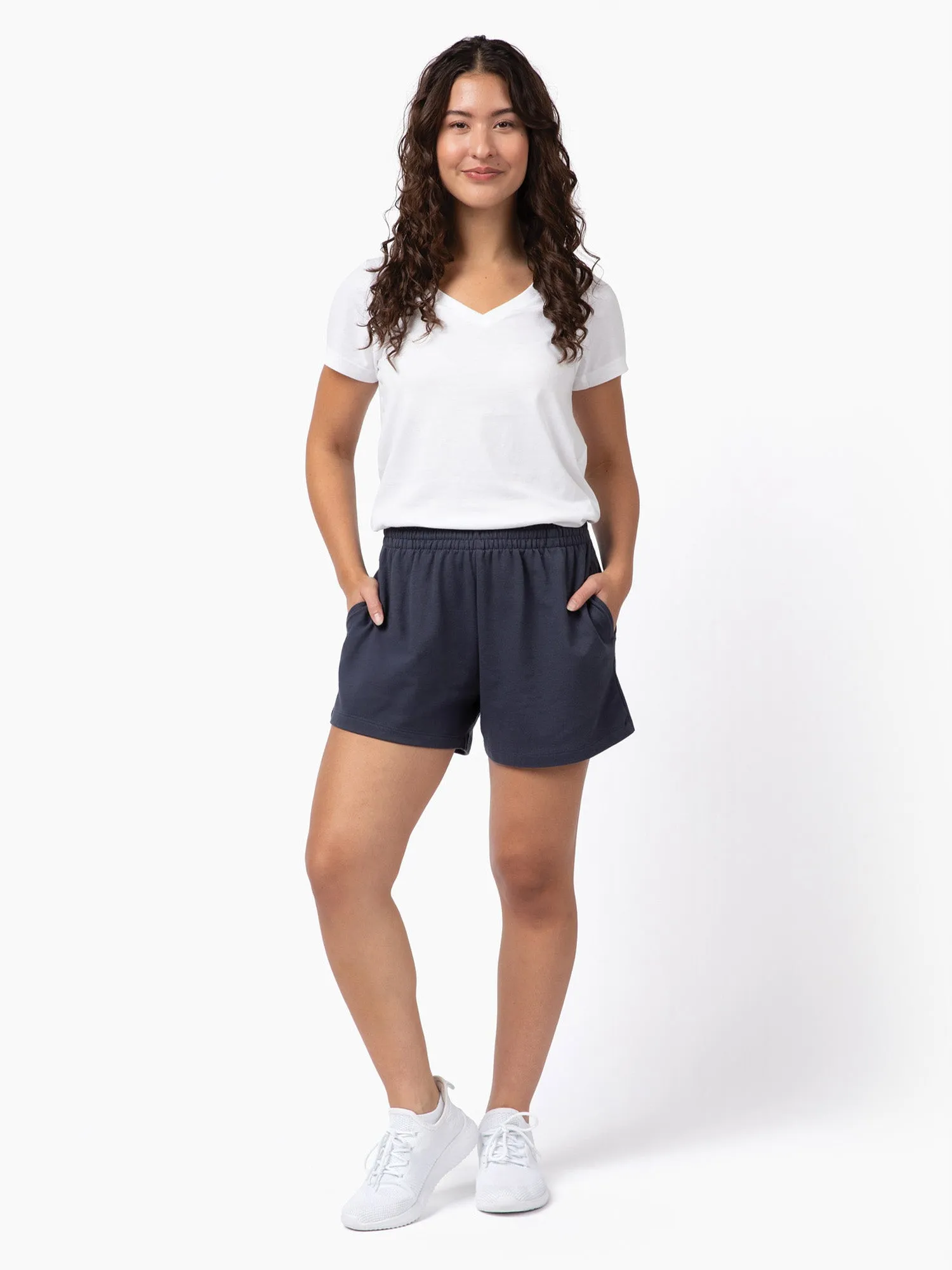 Women's Odyssey Blue Terry Lounge Shorts