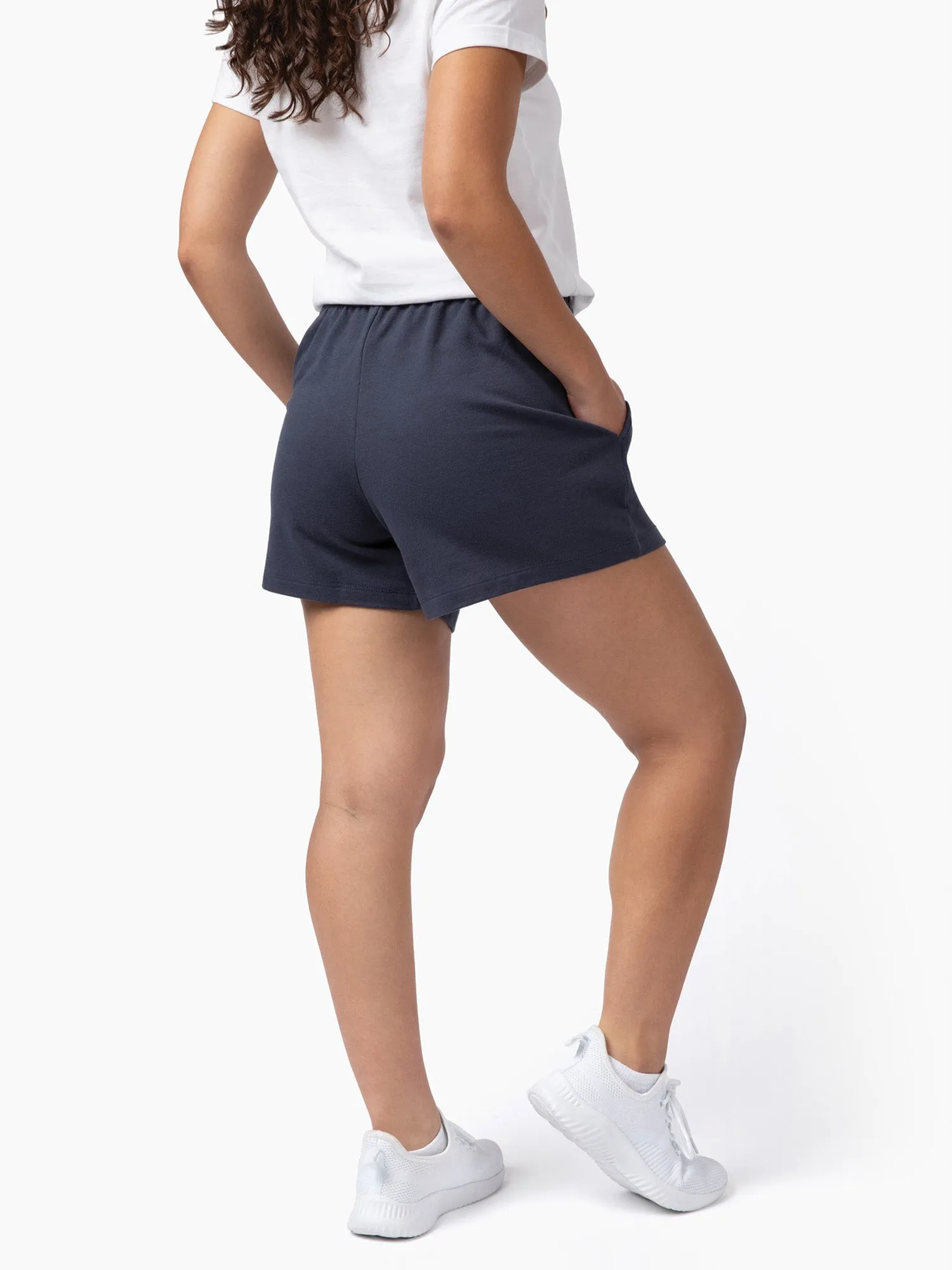 Women's Odyssey Blue Terry Lounge Shorts