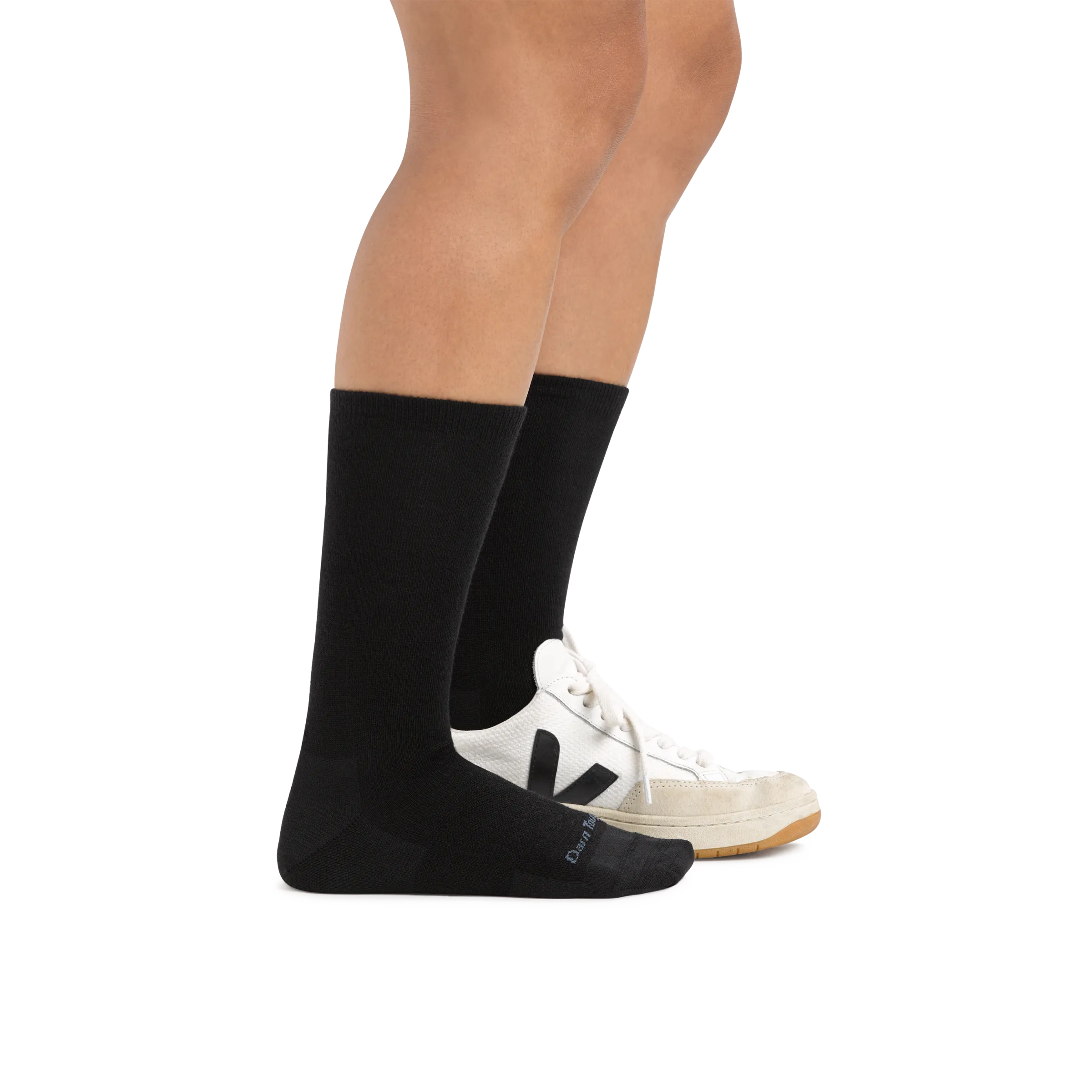 Women's Solid Basic Crew  Lightweight Lifestyle Sock