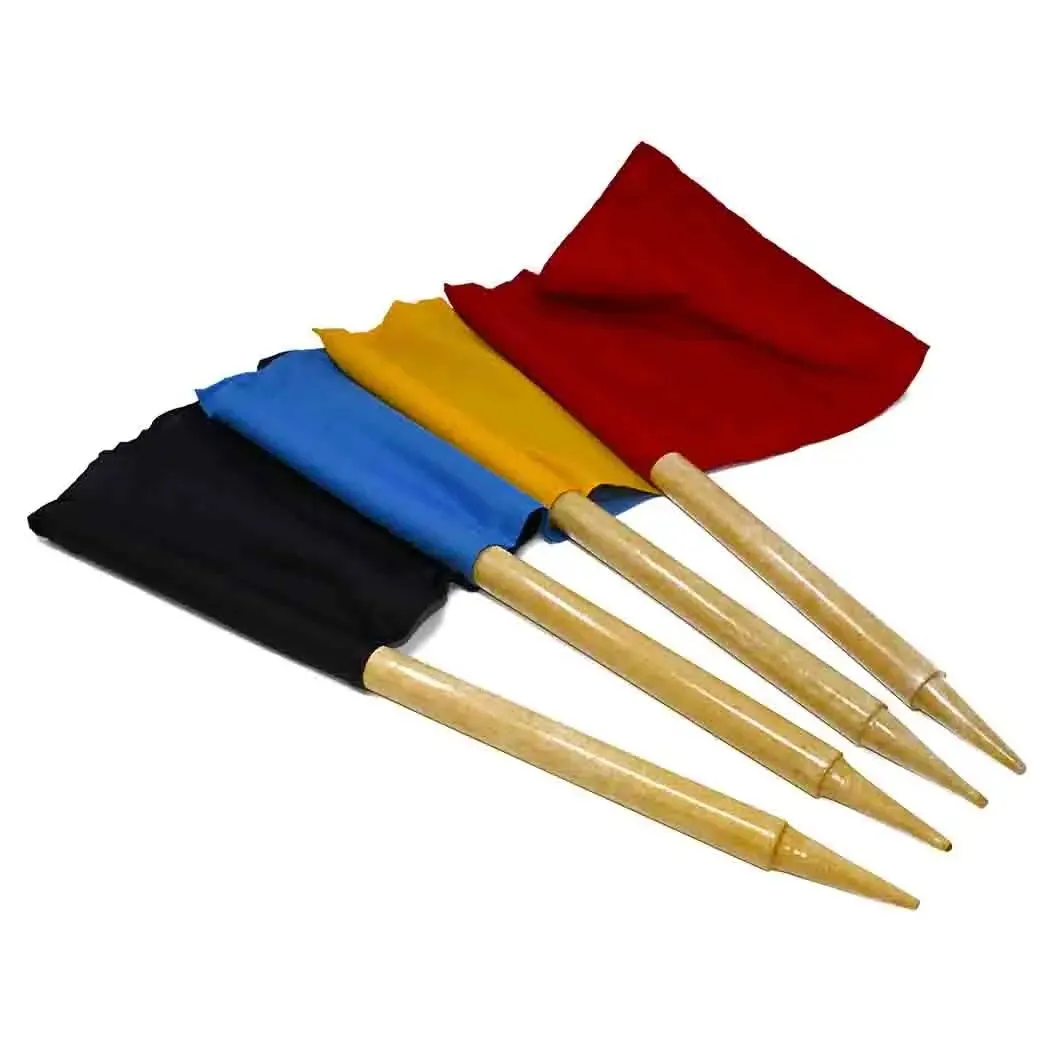 Wooden Croquet Flags - Functional and Stylish